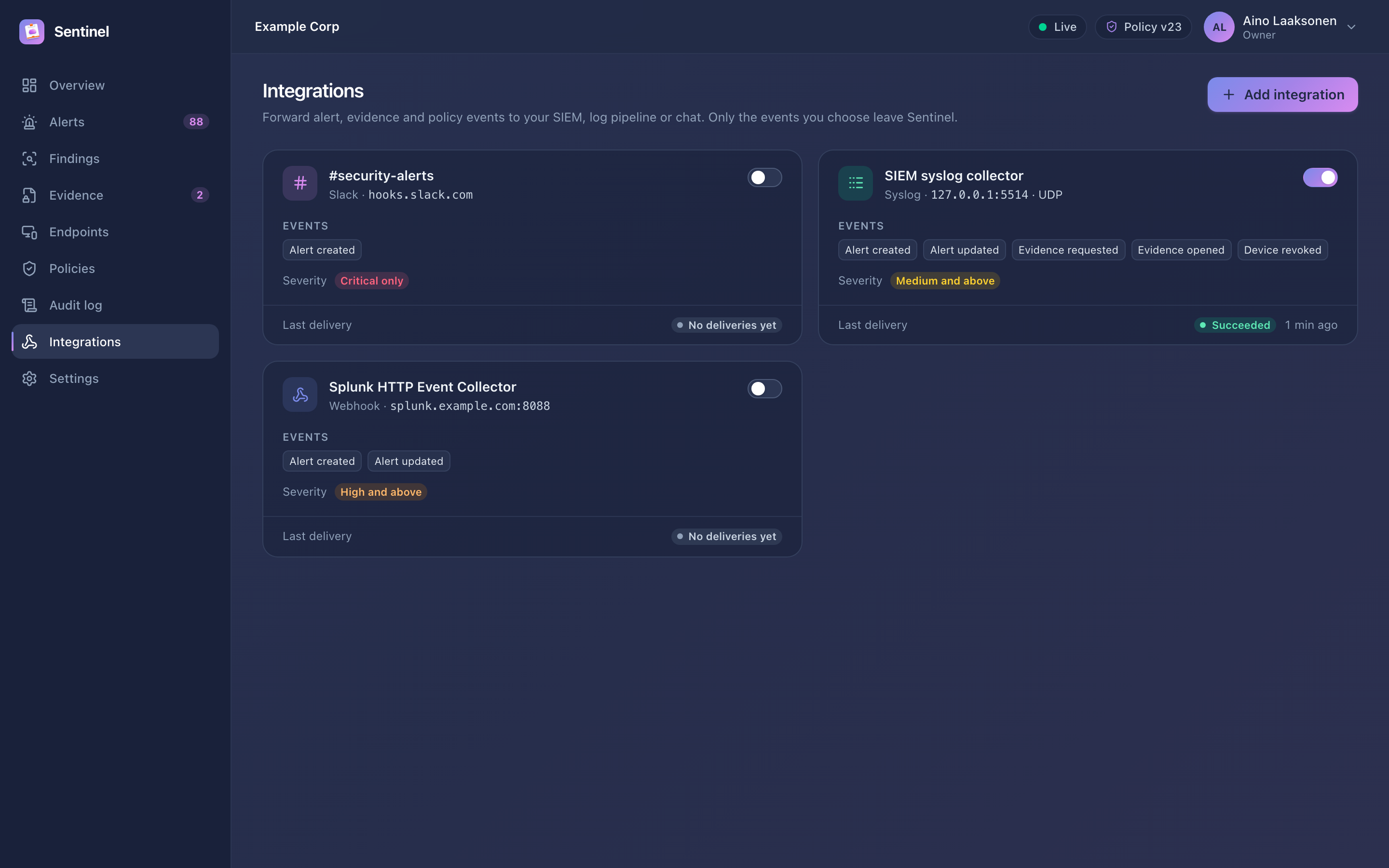 Integrations